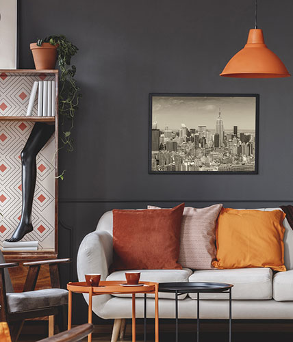 Kolorowa grafika i mieszanka stylów